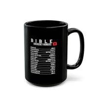 Bible Emergency Numbers Black Coffee Mug (11oz/15oz)