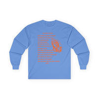 The Lord's Prayer Long Sleeve Tee - Orange