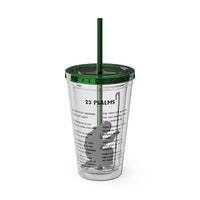 23 Psalms 16oz Tumbler with Straw
