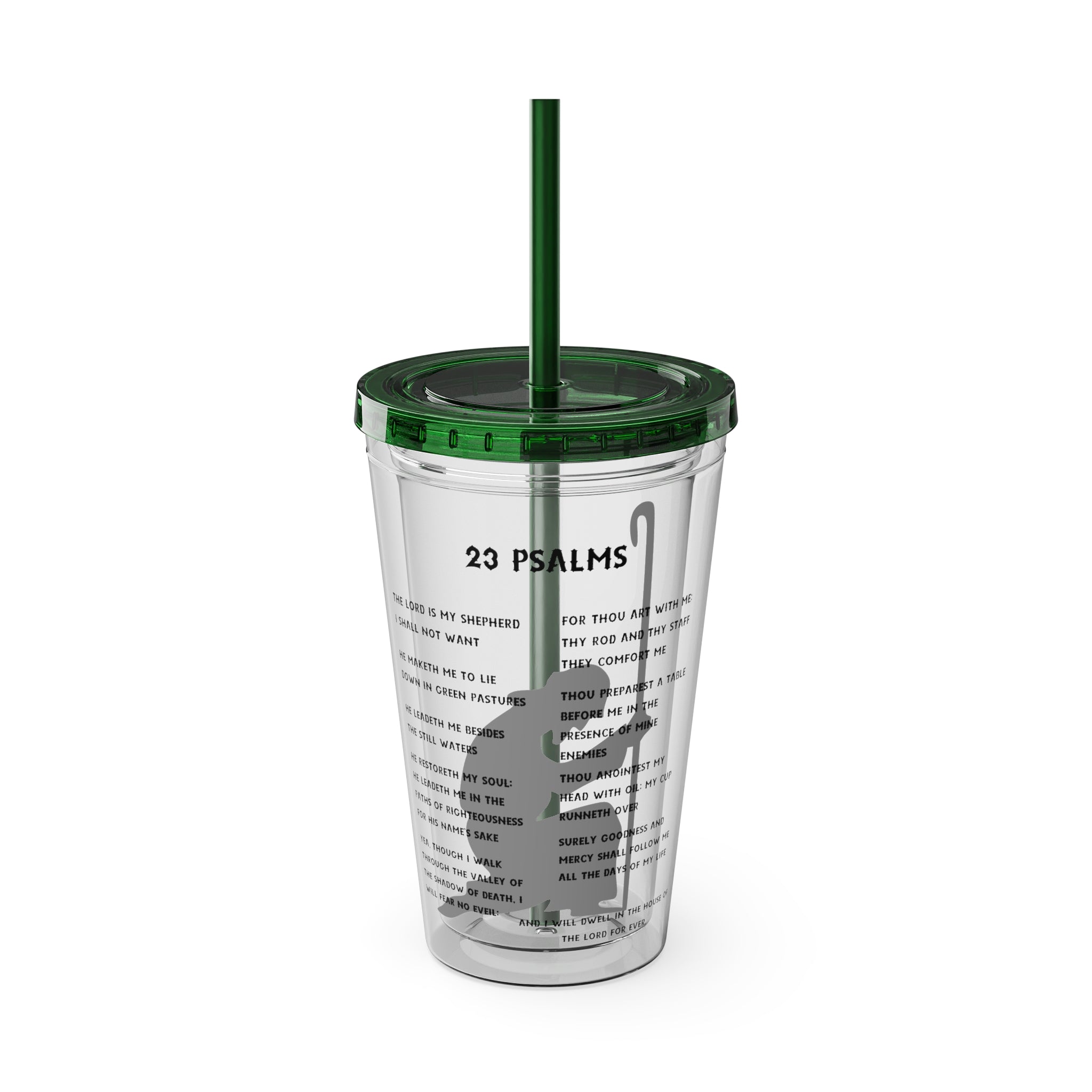 23 Psalms 16oz Tumbler with Straw