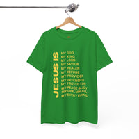 Christian JESUS IS T-Shirt – Gold