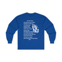 The Lord's Prayer Long Sleeve Tee- White