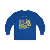 The Lord's Prayer Long Sleeve Tee - Gold