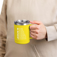 Christian Jesus Is 15oz Tumbler - White