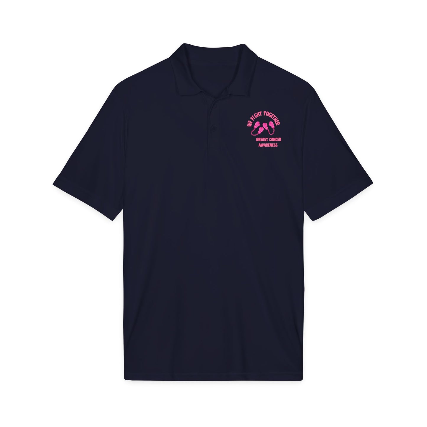 We Fight Together Breast Cancer Awareness Polo