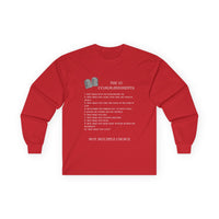 10 Commandments Long Sleeve - White