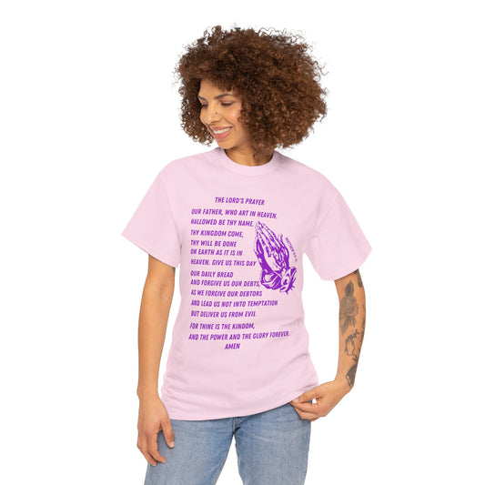 The Lord’s Prayer T-Shirt - Purple