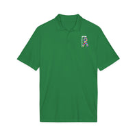 Autism Puzzle Ribbon Polo - White