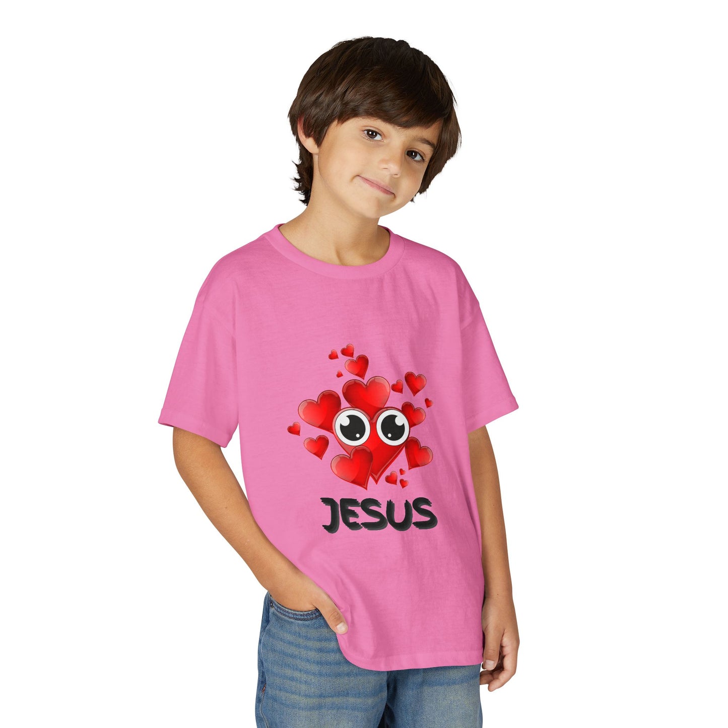 Eye Love Jesus Youth T-shirt - Black