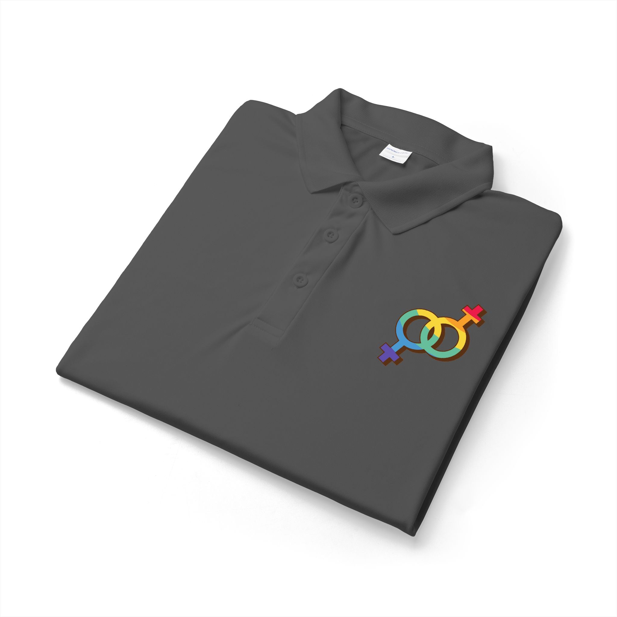 Female Rainbow Symbols Polo Shirt