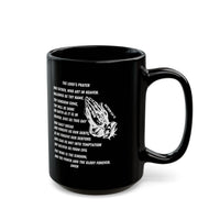 The Lord’s Prayer Black Coffee Mug (11oz/15oz)