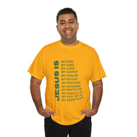 Christian JESUS IS T-shirt - Green