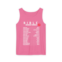 Bible Emergency Numbers Tank Top - White