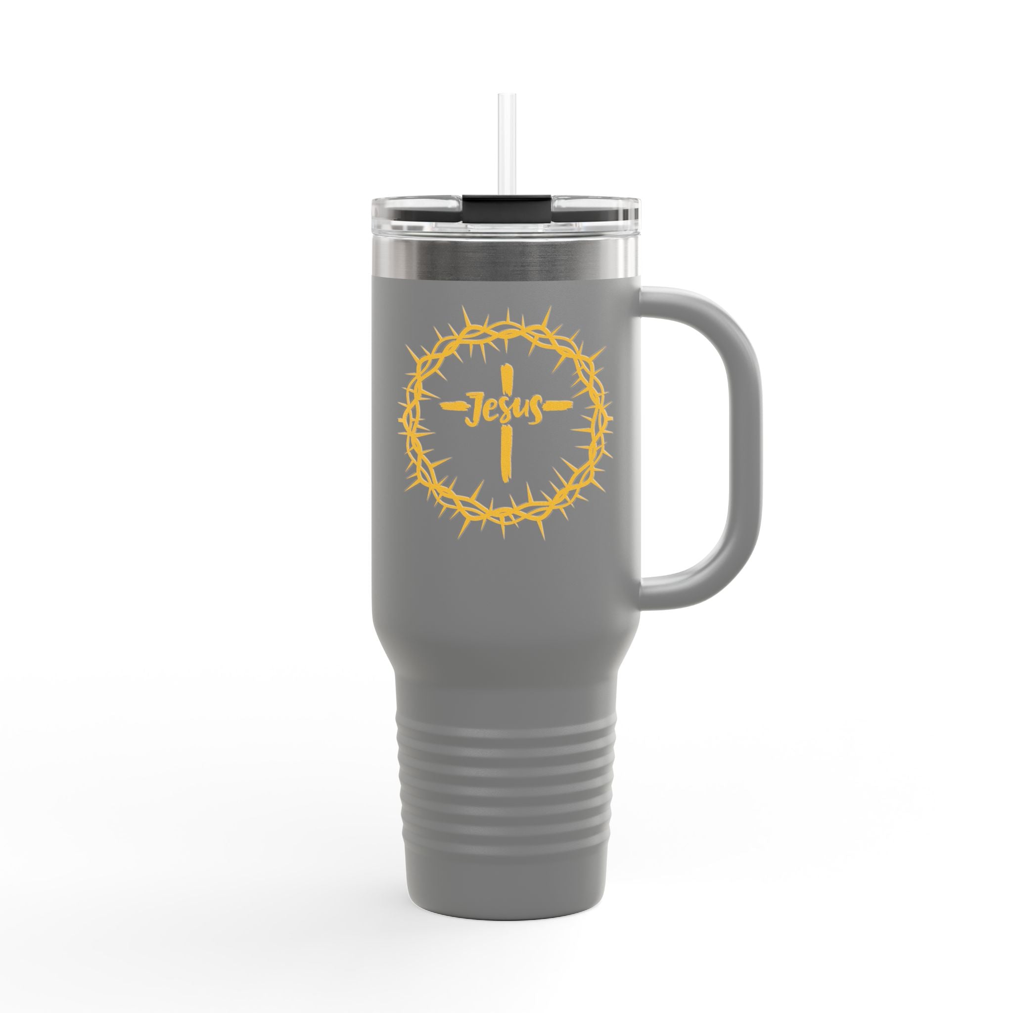 Jesus Crown of Thorns Insulated Travel Mug, 40oz
