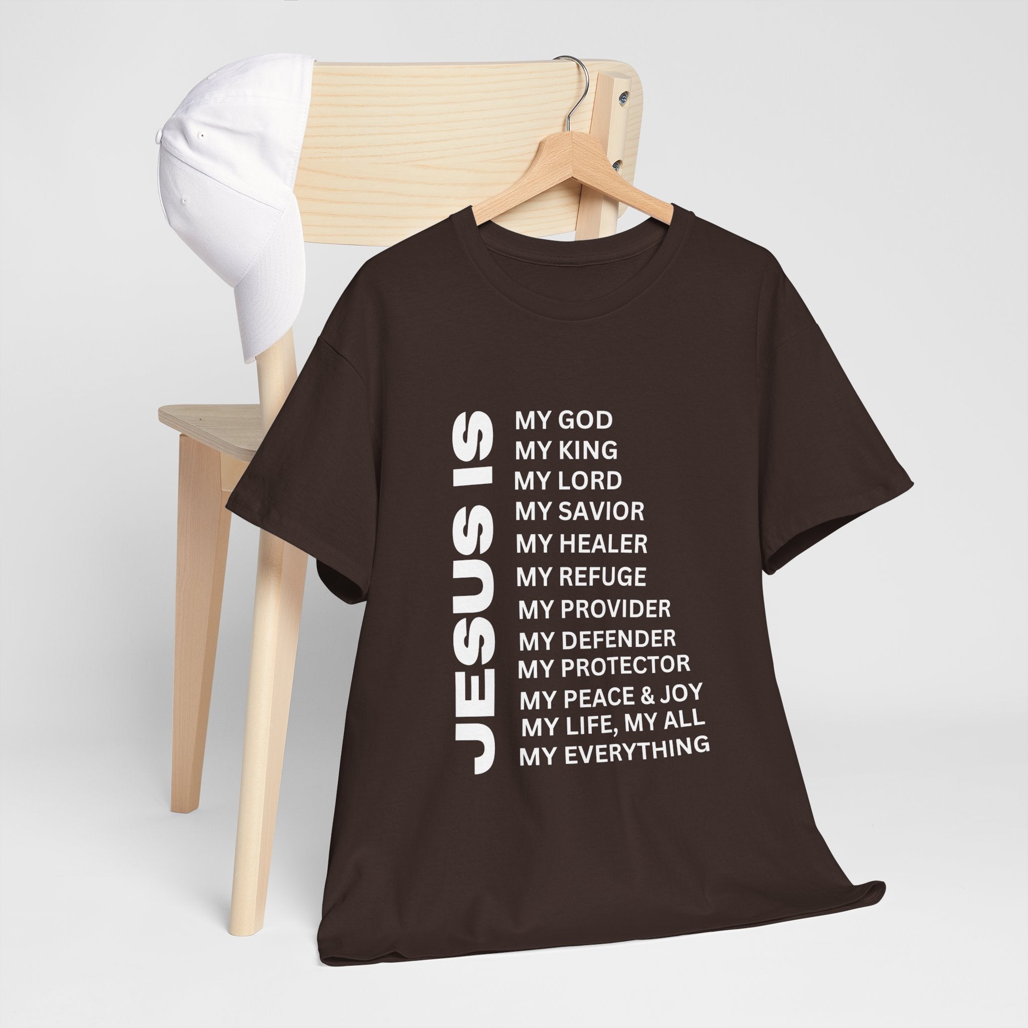Christian JESUS IS T-shirt - White