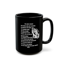 The Lord’s Prayer Black Coffee Mug (11oz/15oz)