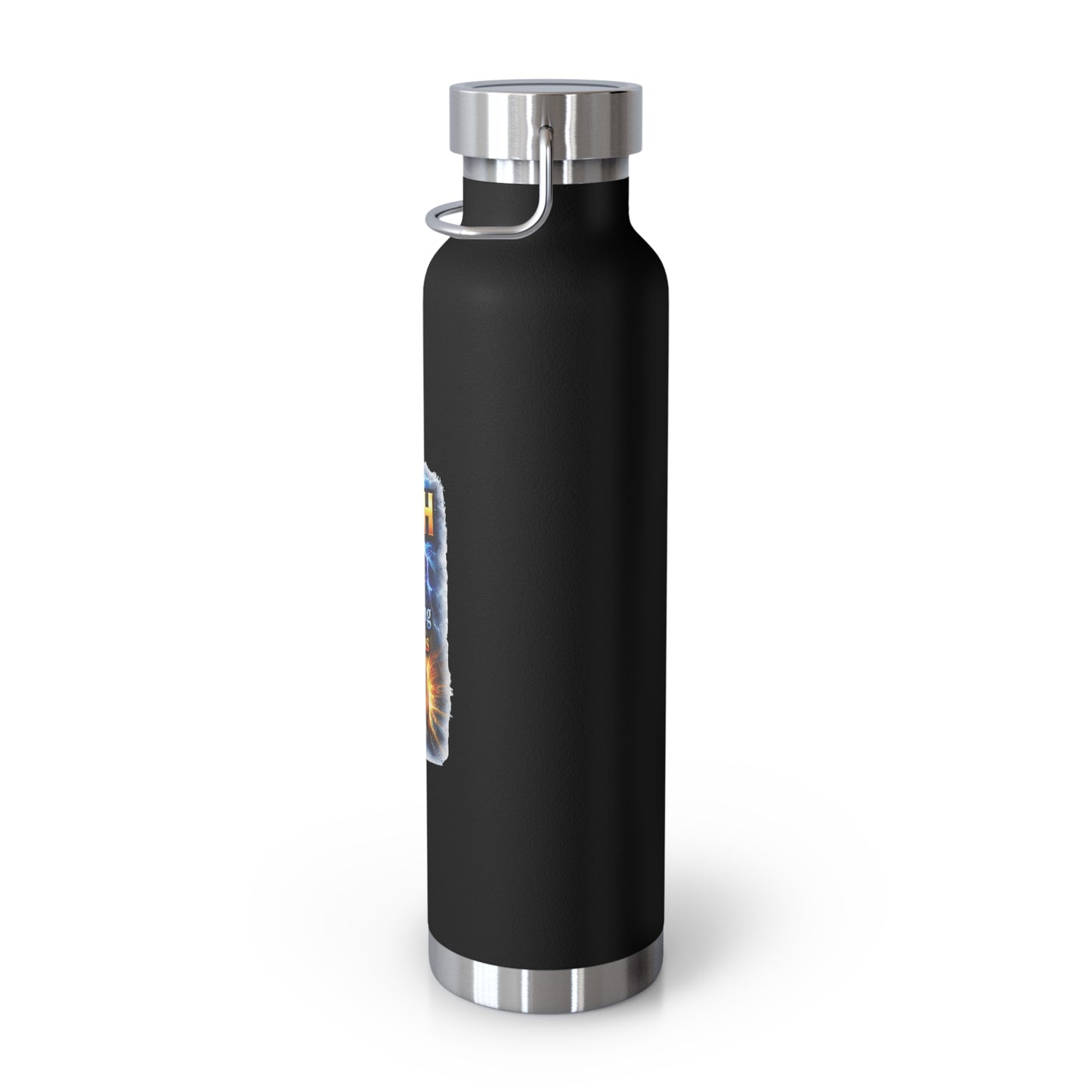 “Push: Pray Until Something Happens” 22oz Insulated Water Bottle - Hands