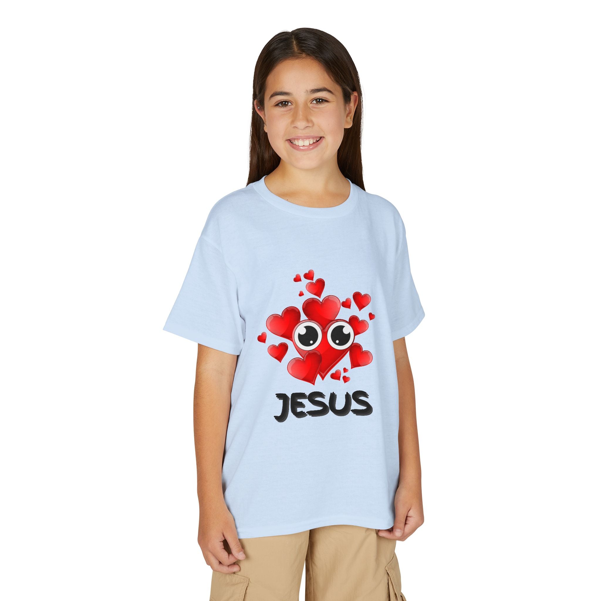 Eye Love Jesus Youth T-shirt - Black