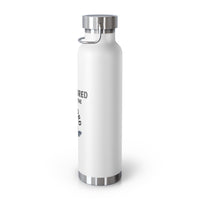 "Anchored in the Lord" 22oz Insulated Water Bottle — Black