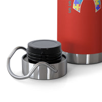 Autism Awareness Puzzle Ribbon 22oz Insulated Water Bottle