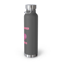 Butterfly Breast Cancer Awareness 22oz Insulated Water Bottle