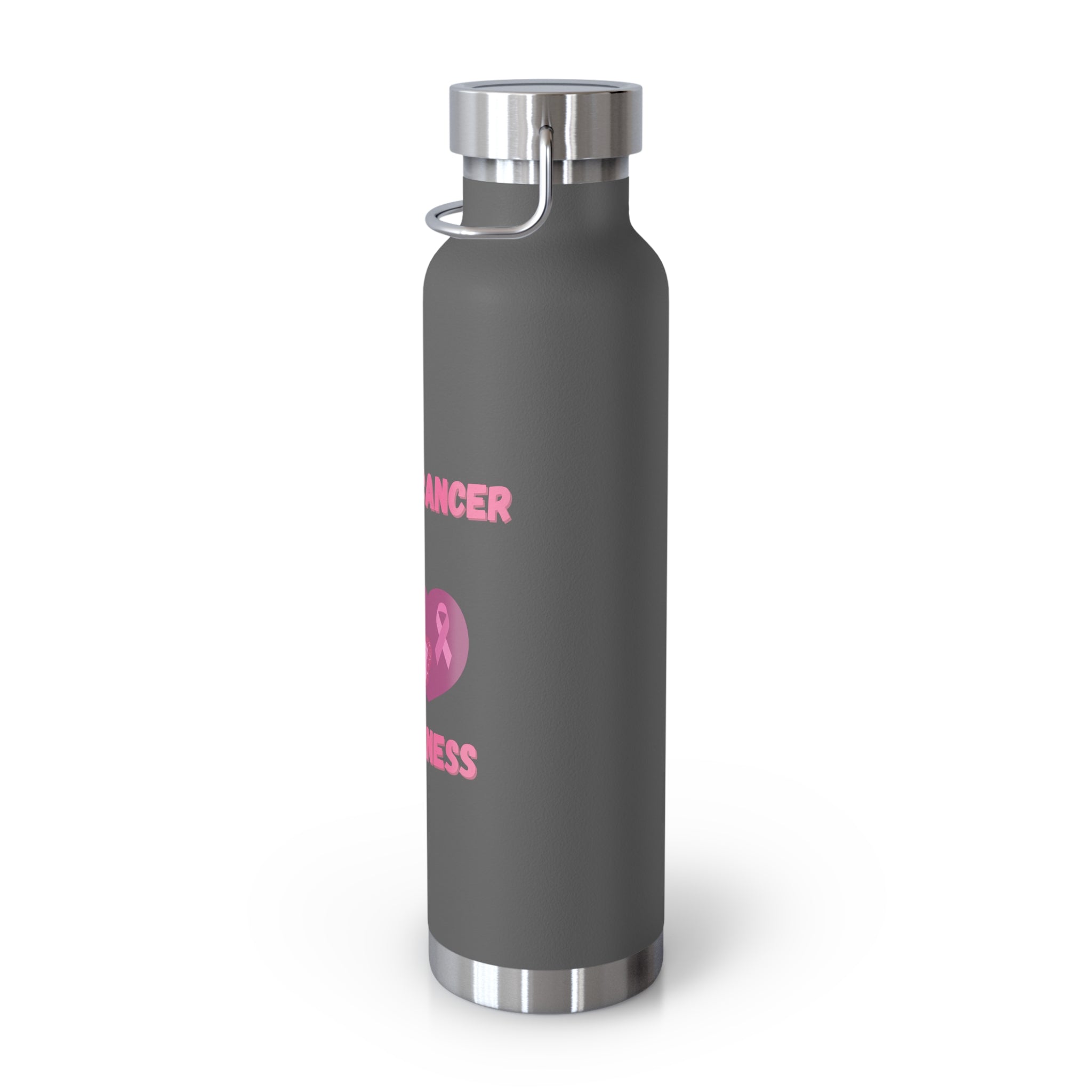 Butterfly Breast Cancer Awareness 22oz Insulated Water Bottle