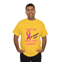 I Fight For My Daughter In-Law Pink Ribbon Tee