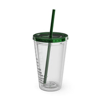 Christian JESUS IS 16oz Tumbler with Straw