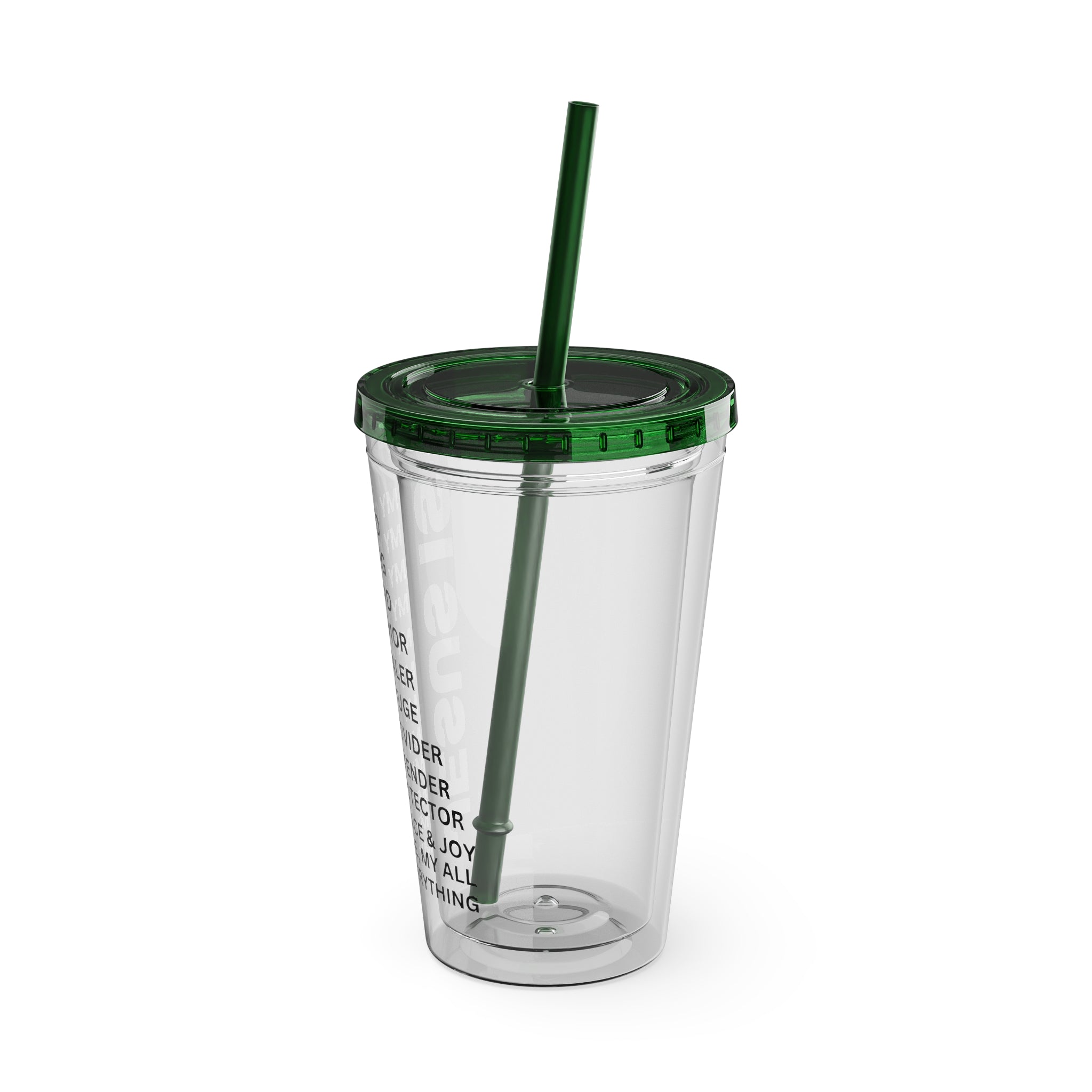 Christian JESUS IS 16oz Tumbler with Straw