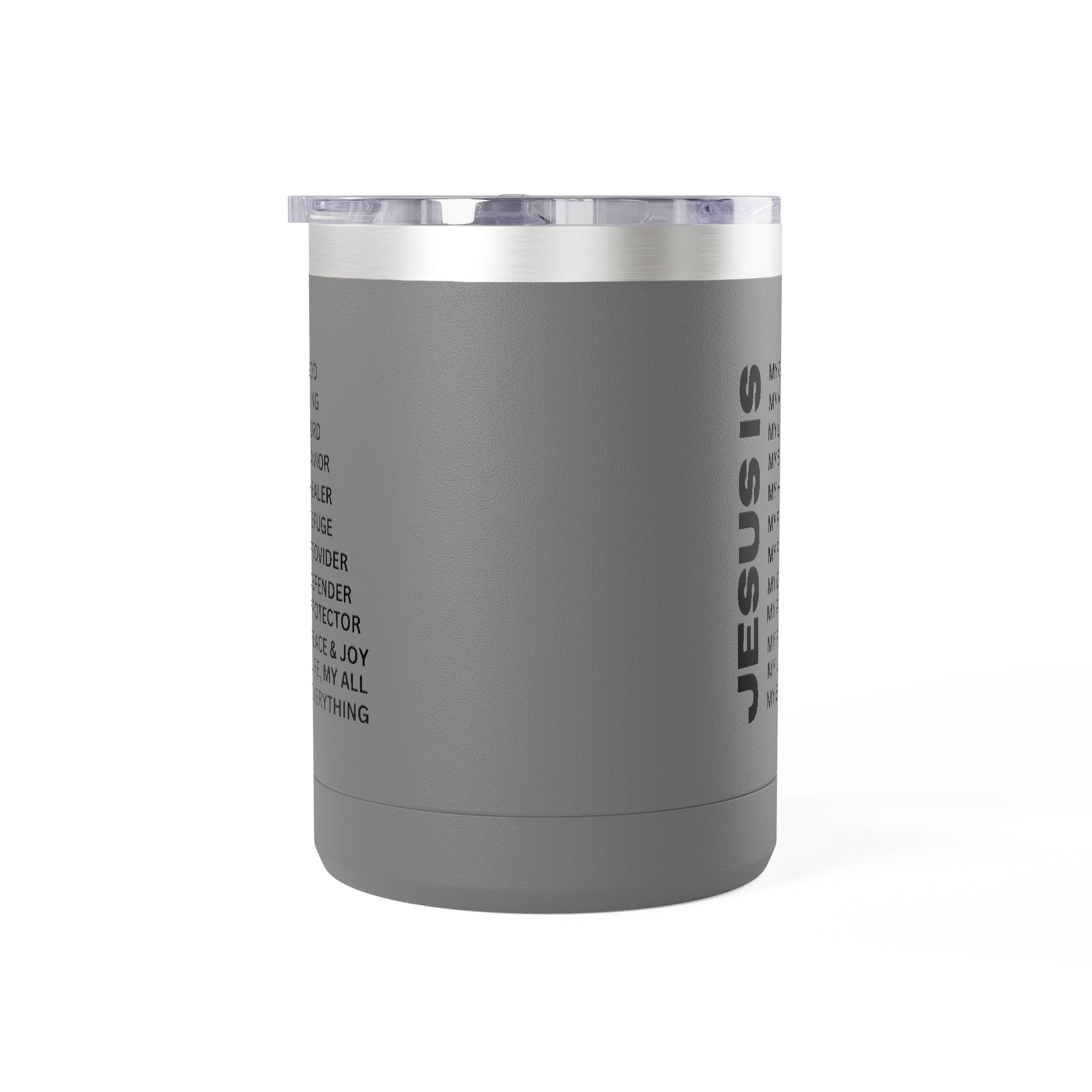 Christian Jesus Is 15oz Tumbler - Black