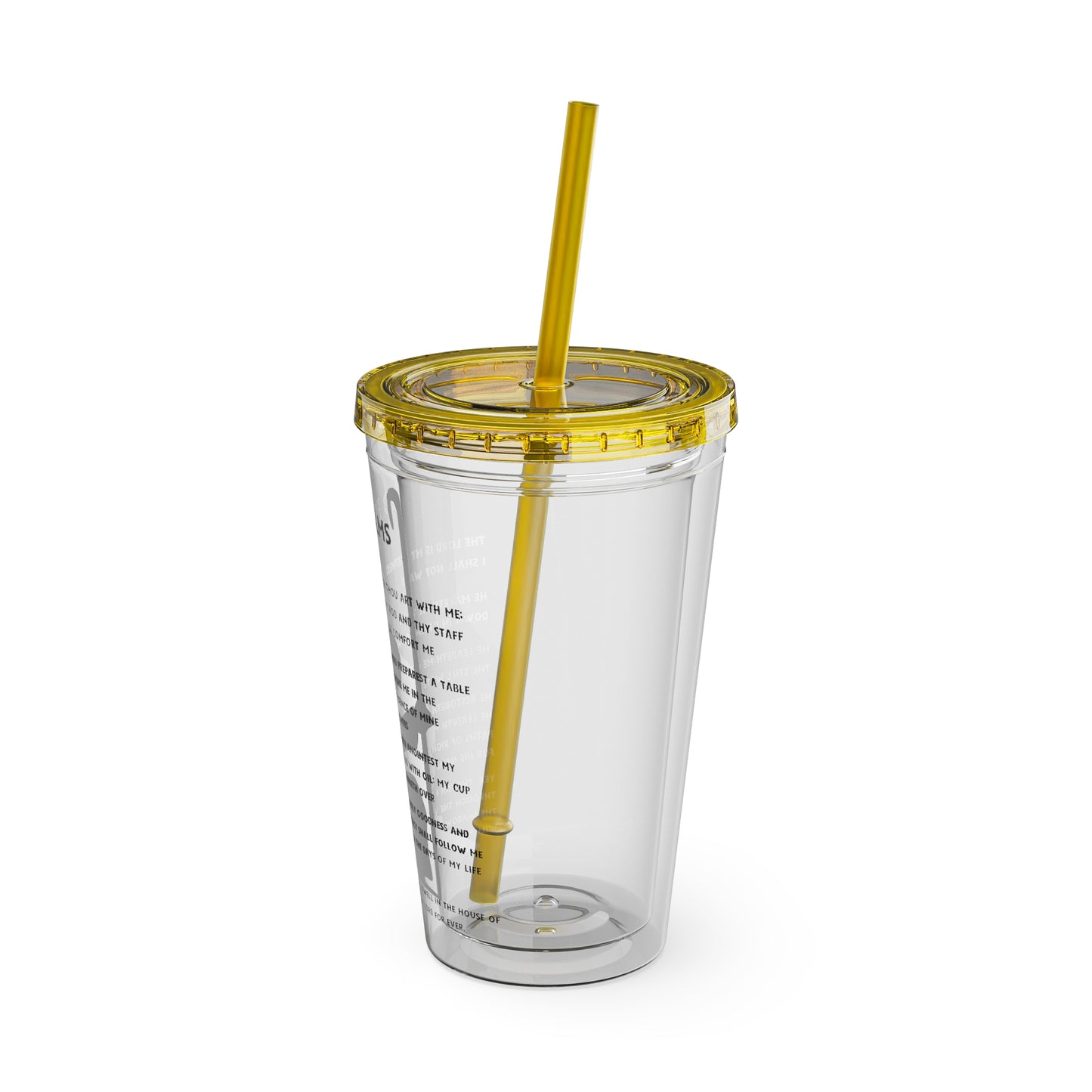 23 Psalms 16oz Tumbler with Straw