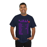 Bible Emergency Numbers Tee - Purple