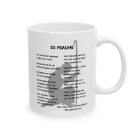 23 Psalms White Coffee Mug (11oz/15oz)