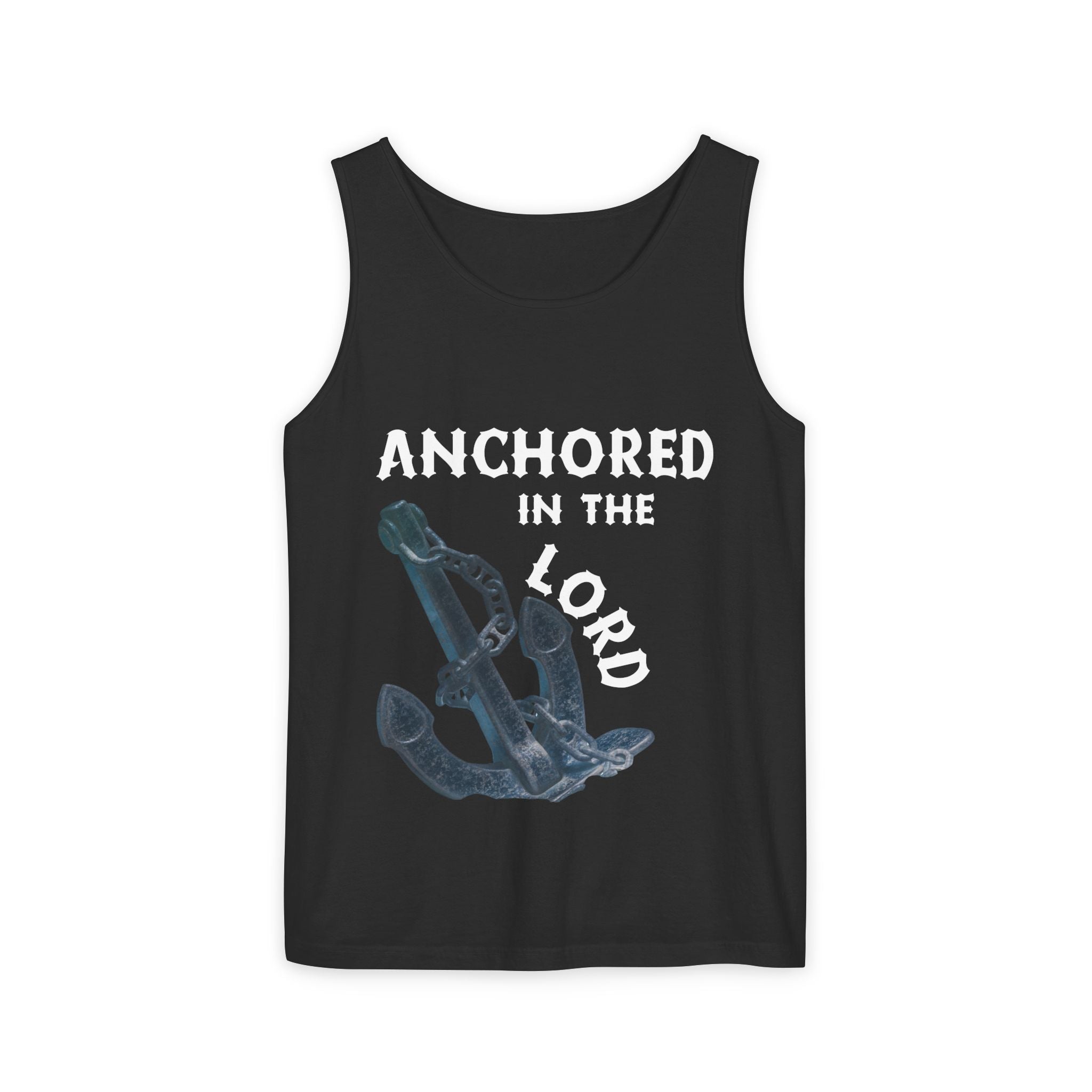 Anchored in the Lord Tank Top - White