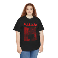 Bible Emergency Numbers Tee - Red
