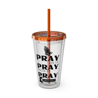 Pray On It 16oz Tumbler with Straw
