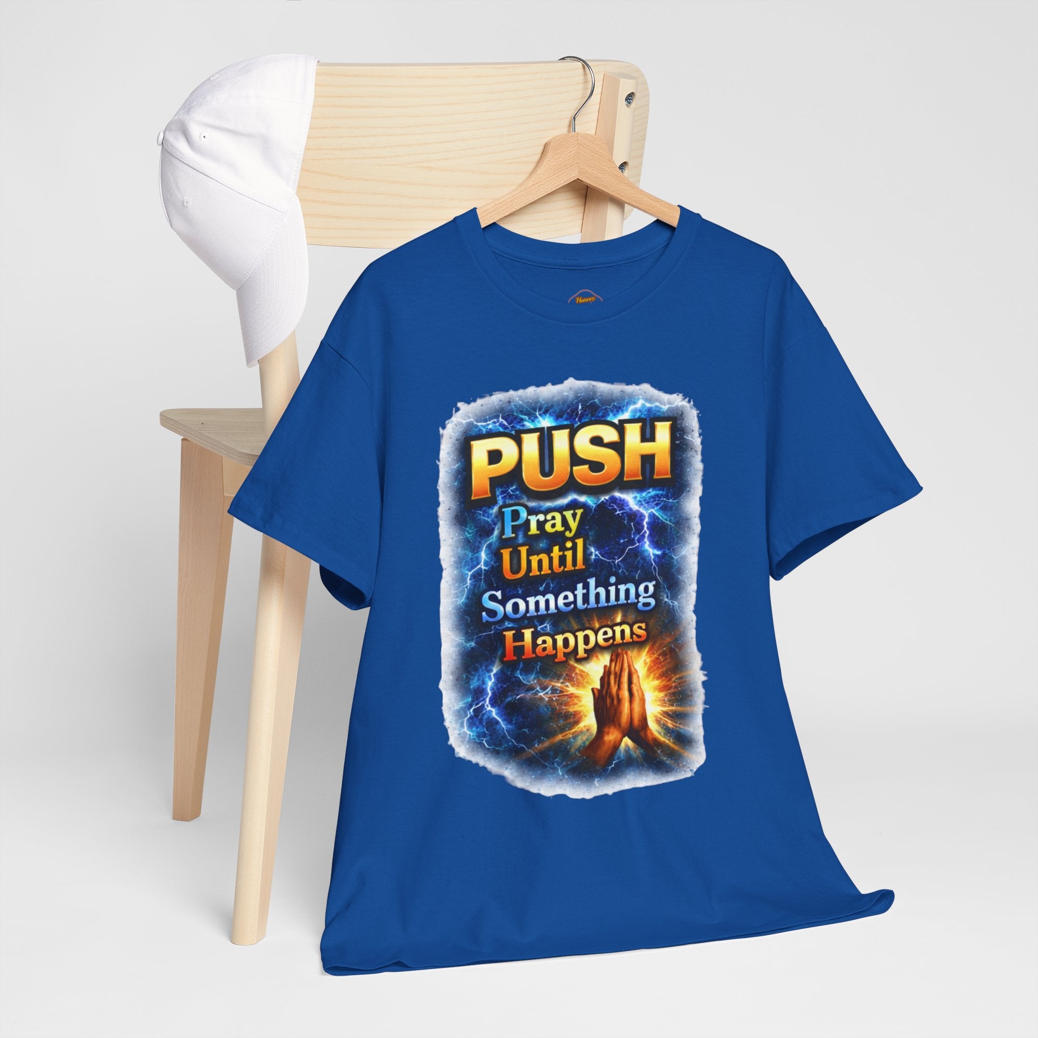 "PUSH Pray Until Something Happens" Tee - Hands 2