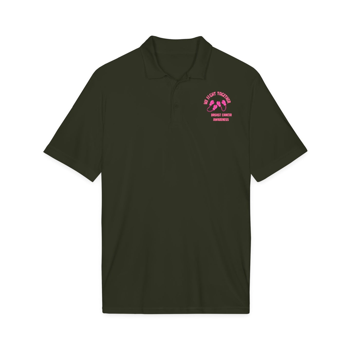 We Fight Together Breast Cancer Awareness Polo
