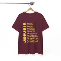 Christian JESUS IS T-Shirt – Gold