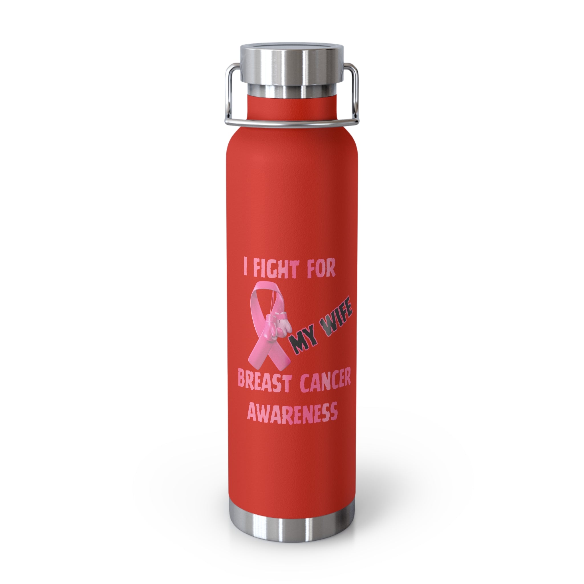 I Fight For My Wife 22oz Insulated Water Bottle