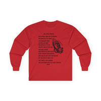 The Lord's Prayer Long Sleeve Tee - Black