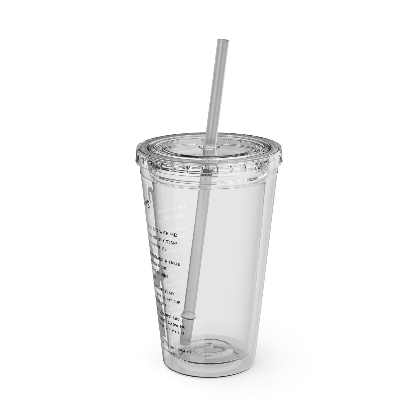 23 Psalms 16oz Tumbler with Straw
