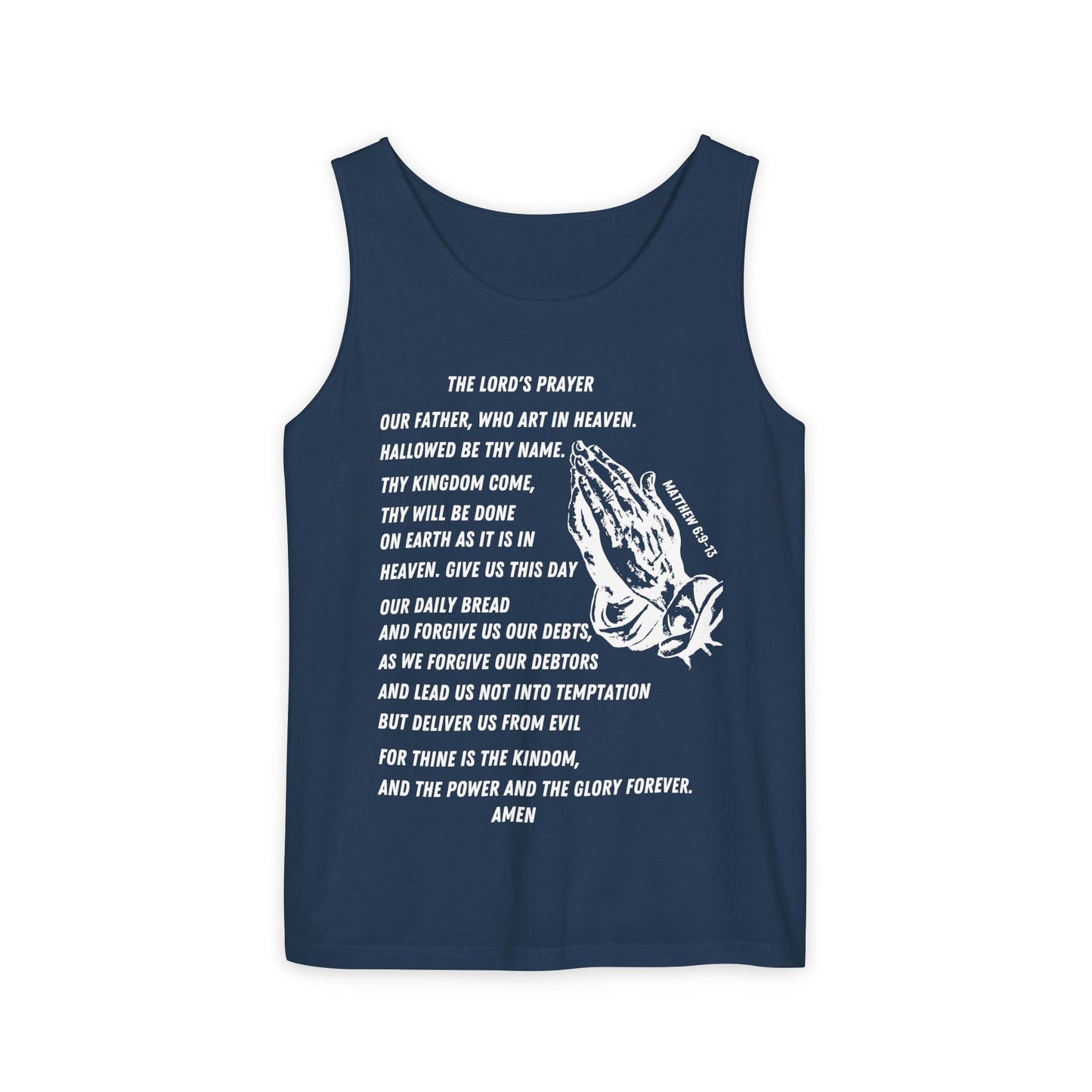 The Lord’s Prayer Tank Top - White