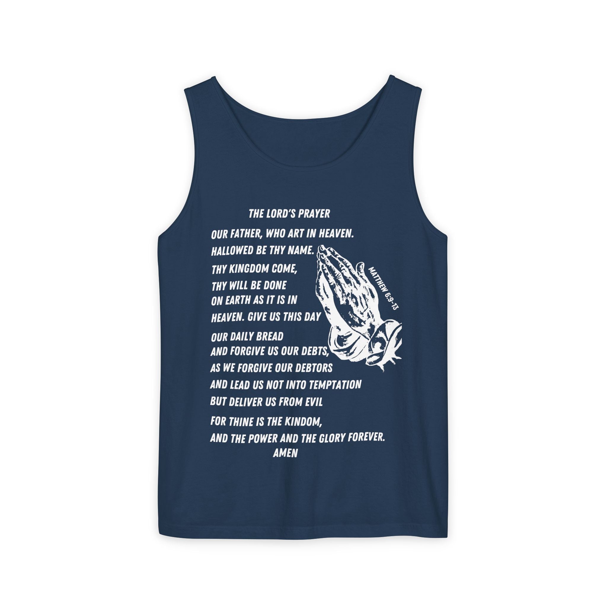 The Lord’s Prayer Tank Top - White