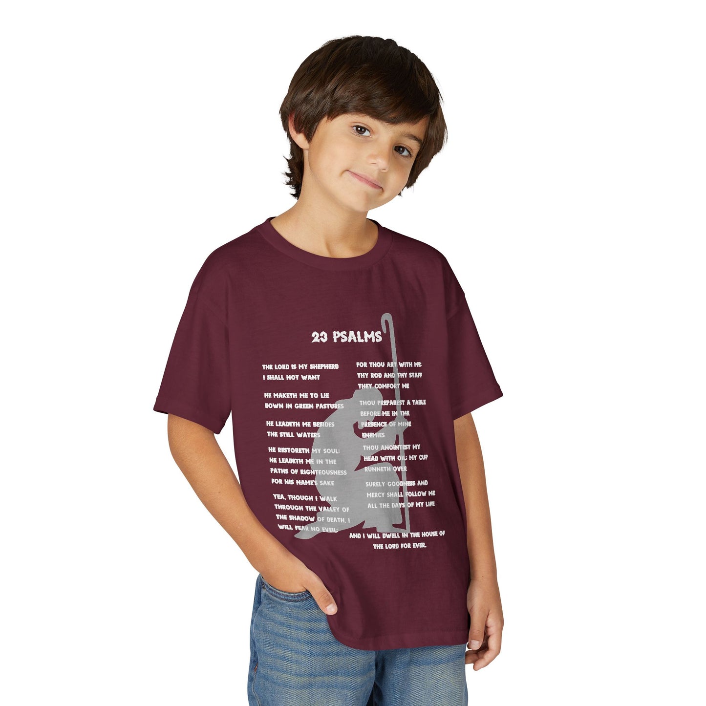 23 Psalms Youth T-shirt - White