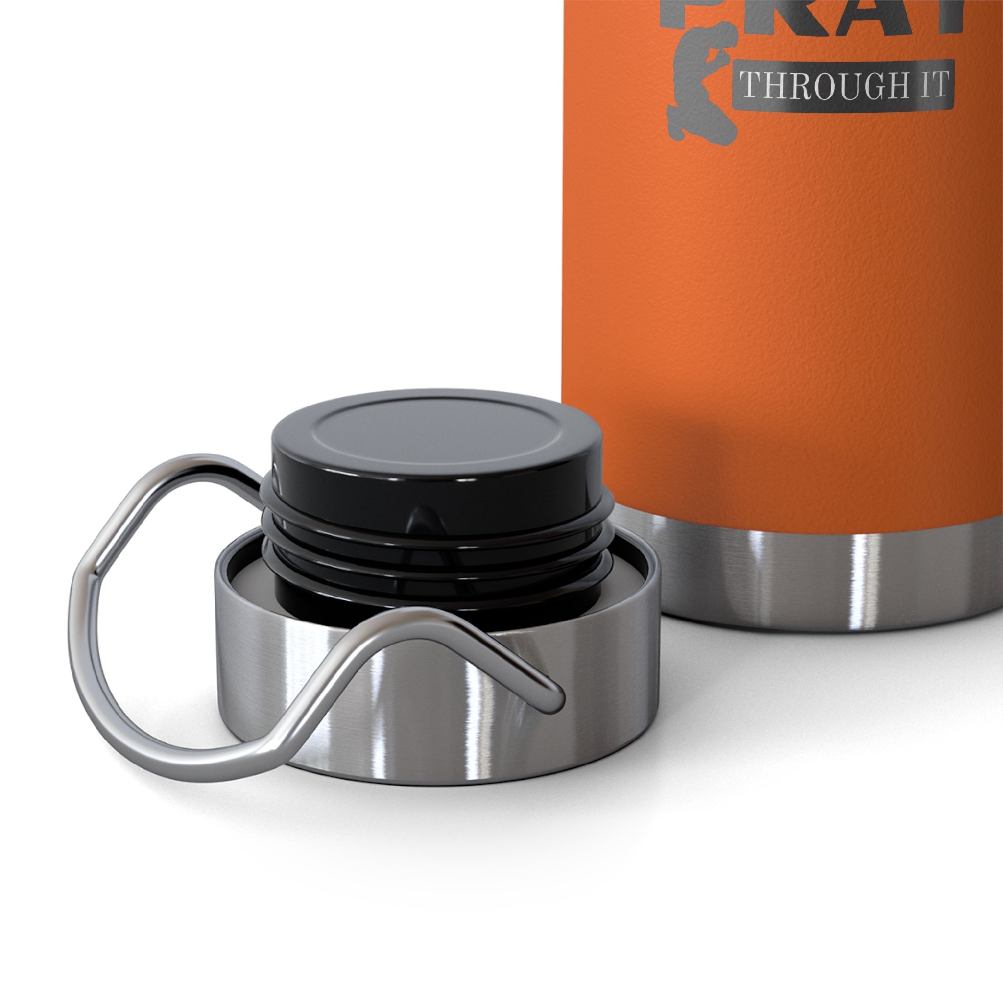 “Pray Only, Pray Over It, Pray Through It” 22oz Insulated Water Bottle
