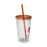 Jesus Heart Love 16oz Tumbler with Straw