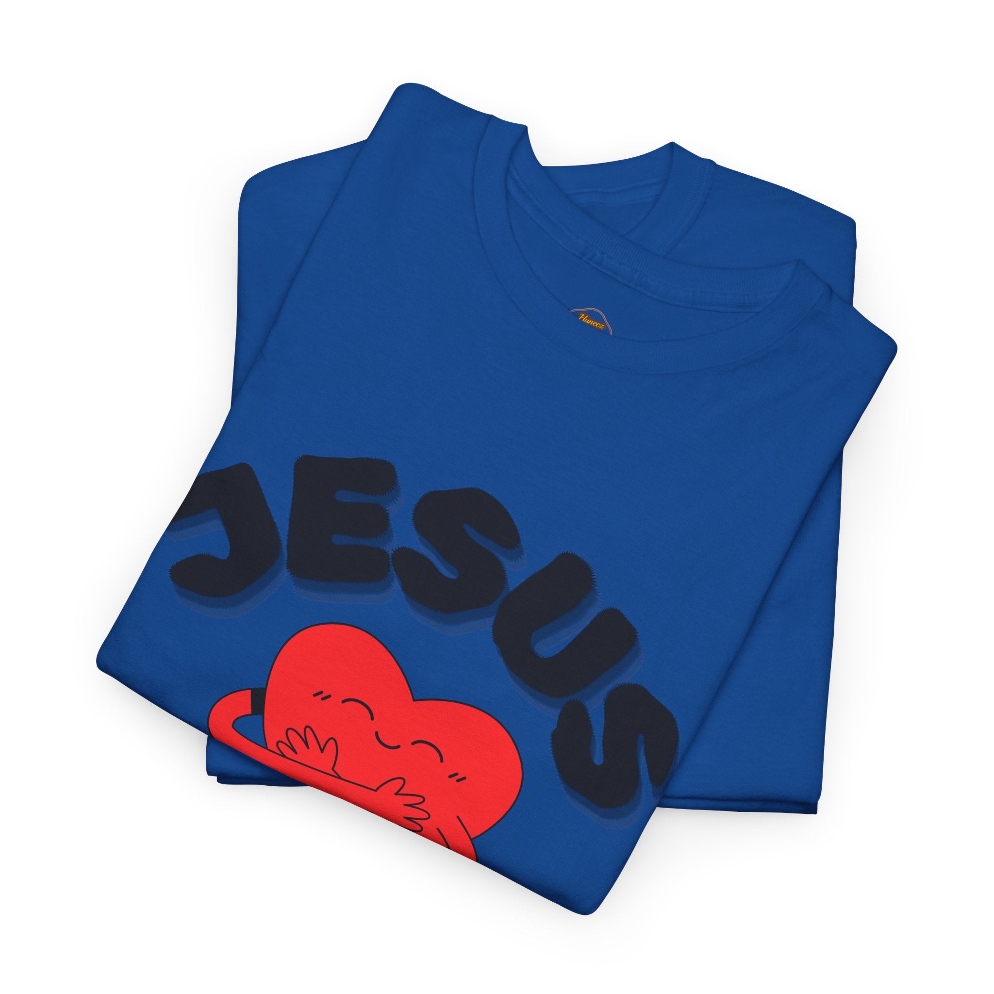 Jesus Loves Me Heart Tee – Cute Christian Faith Graphic T-Shirt