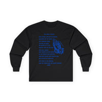 The Lord's Prayer Long Sleeve Tee - Blue