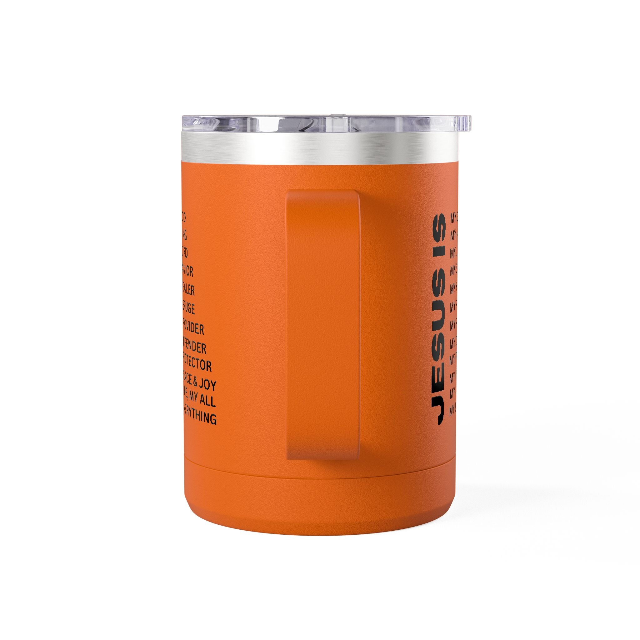 Christian Jesus Is 15oz Tumbler - Black